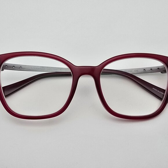 Coach HC6113 5503 Aubergine Gunmetal Cat Eye Eyeglasses Frame w/ Case 53-18-140 - Picture 12 of 16